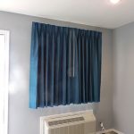 blackout shades and air conditioner